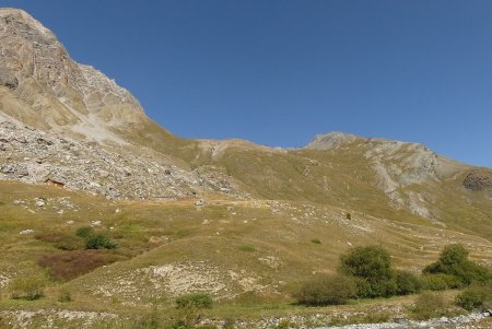 Le vallon des Hugues vue d’en bas.