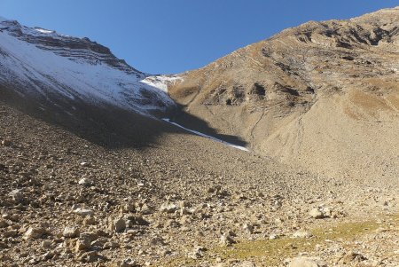 Le col de Reyna dans le rétro.