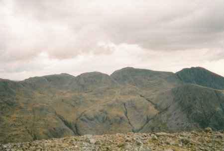 Scafell Range depuis Great Gable