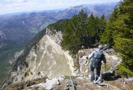 Descente par le même itinéraire