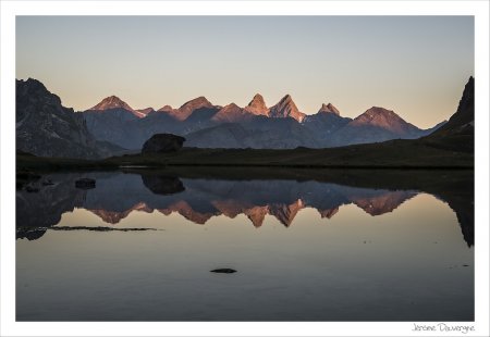 Rougeoiement sur les Aiguilles