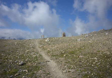 L’arrivée au col de la Baillettaz