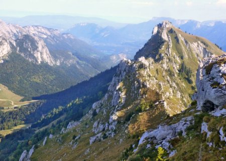 Du sommet de la Dent des Portes côté lac d’Annecy