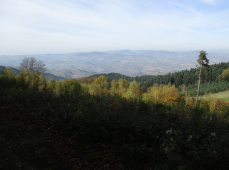 Monts de Tarare, de l’autre coté de la crête