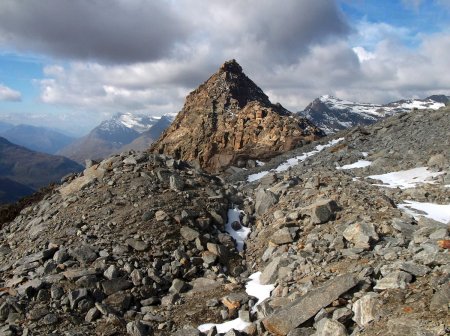 Col des Pariotes (3034m) et Ouille des Pariotes (3123m).