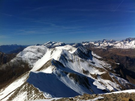 Crête direction le col de la Montagne Haute