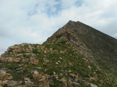 L’arête S, dans le rétro.