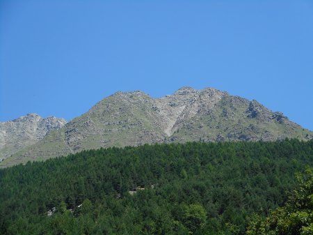 Arête SO du Cros de Coni par la gauche.