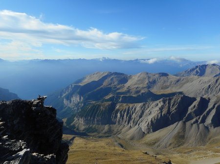 Sommet Tête de Vautisse : Vallon de Couleau.