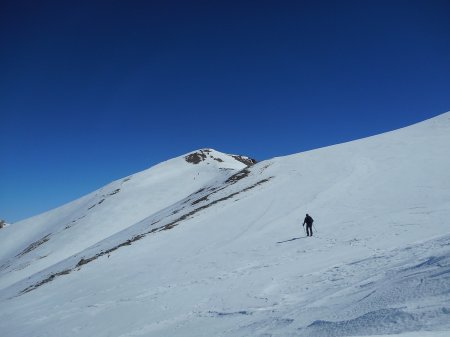 Sur la crête vers la Tête du Rissace.