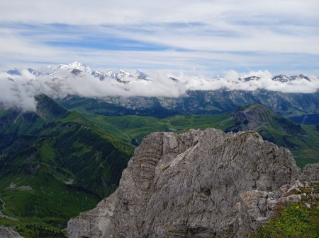 Quel paysage vers le mont Blanc !