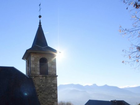 retour à l’église de St Jean d’ Arvey