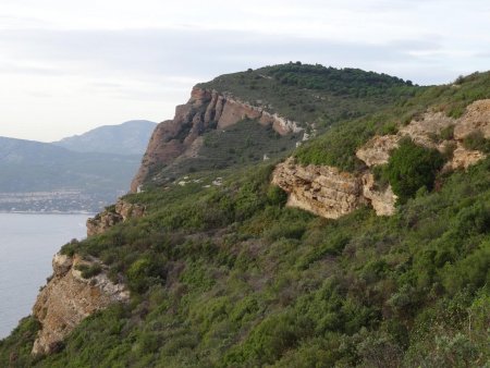 Le point culminant des falaises.