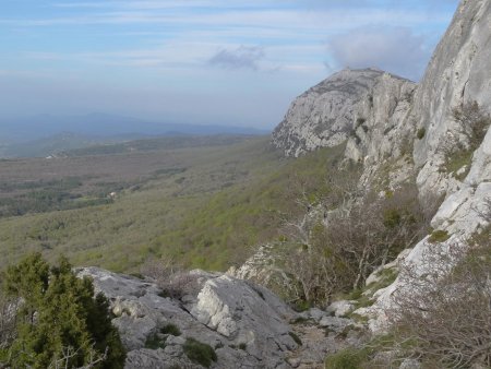 Descente par le pas de la Cabre.