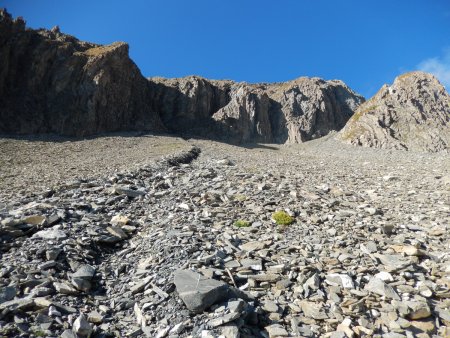 Ambiance très très minérale et progression très très caillouteuse