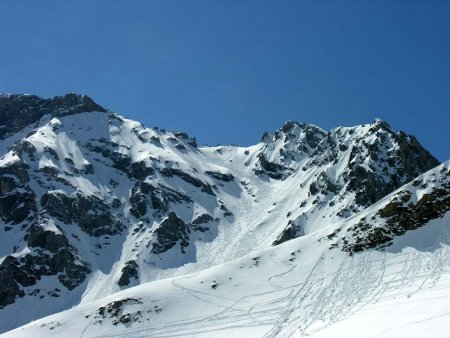 L’Aiguille du Grand Fond et quelques coulées