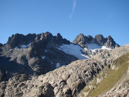 Les Aiguilles de l’Argentière et leur glacier