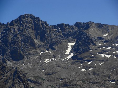 Zoom sur le Monte Cinto.