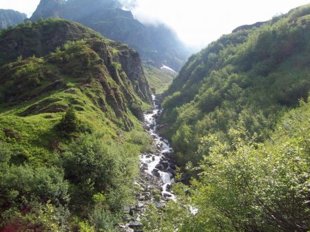 le ruisseau sous le refuge