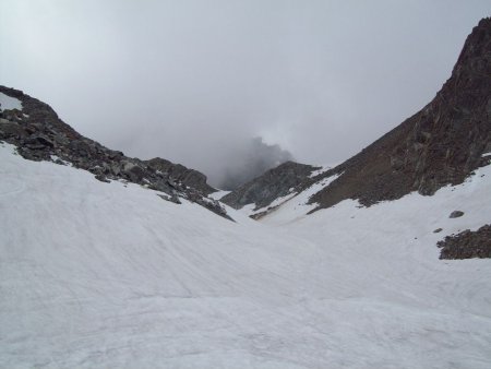 le Col de Comberousse est en vue