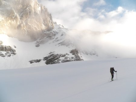 Au-dessus de la moraine