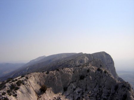 La crête à traverser.