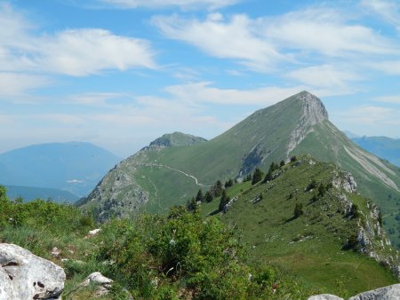 la sente du retour vue du sommet