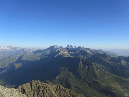 Vers le Goléon et les Aiguilles d’Arves.