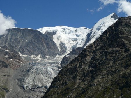 Le glacier de Bionnassay.