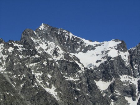 Vue du refuge : les Bans.