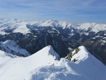 Descente de l’arête.