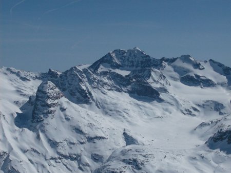 Vue vers les Ciamarella.