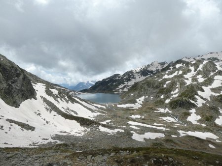 Lac du Cos en prenant un peu de hauteur.