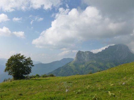 La Dent de Pleuven et le Trélod ans les nuages