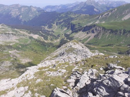 L’arête de descente