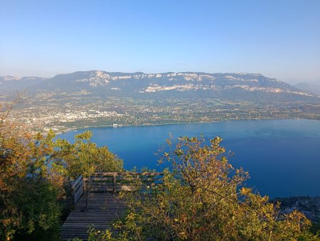 La plateforme à l’arrivée.