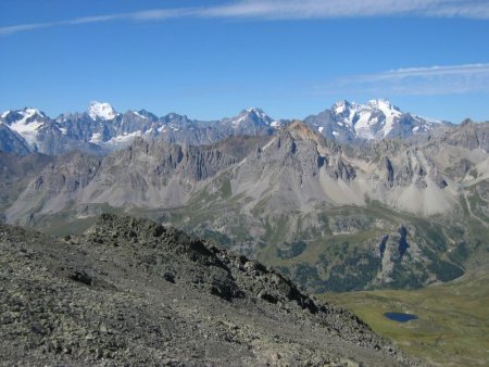 Ecrins et lac de la Cula