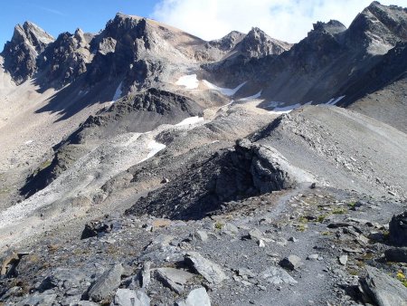 Encore des névés sur l’itinéraire