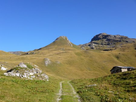 Arrivée au vallon du Clou