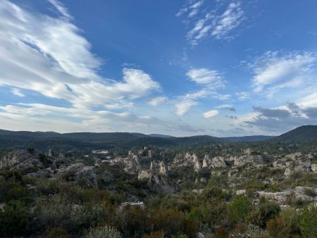 Vue vers le village.