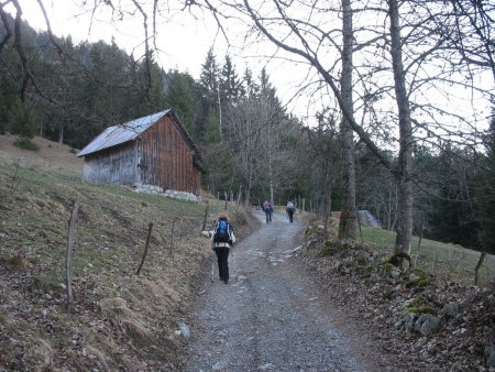 La piste au départ du Coudray