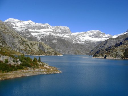 Le lac d’Emosson.