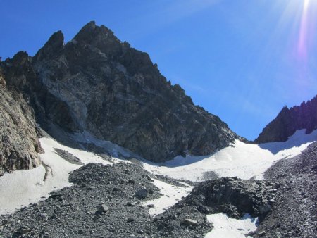 On approche du glacier.