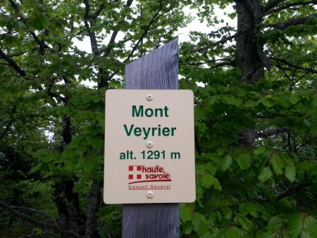 L’arrivée en haut du mont Veyrier