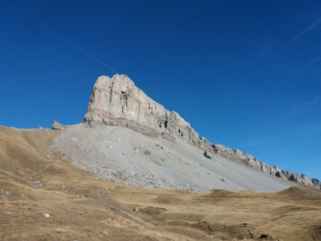 Arrivé au pied de l’objectif du jour.