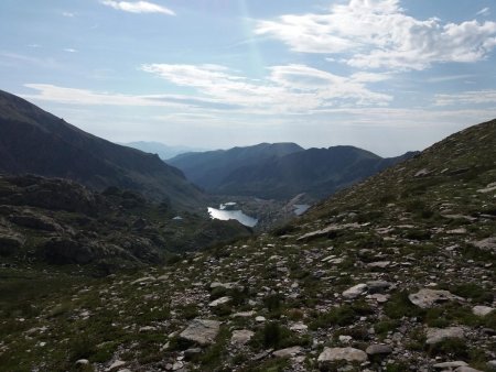 Du Pas de l’Arpette ; vers les lacs de la Vallée des Merveilles.