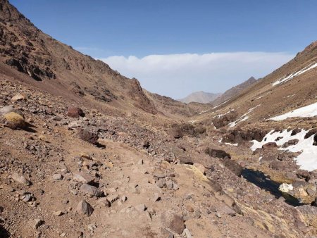 Montée au refuge du Toubkal 