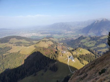 Vue sur le lac de Gruyères