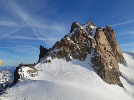 Départ arête des Cosmiques