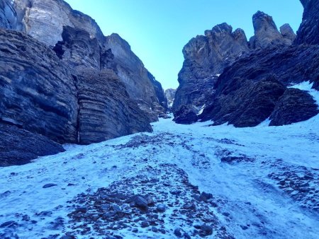 Départ du Grand Couloir